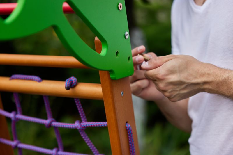 Wooden Playset Installation in Denver, CO